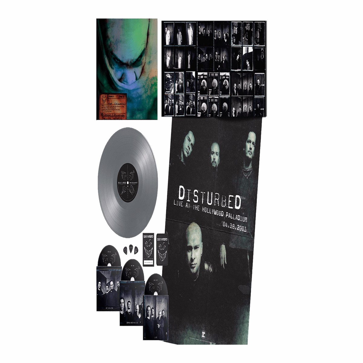 Disturbed : The Sickness (Ltd LP Silver vinyl + 3CD Box Set)