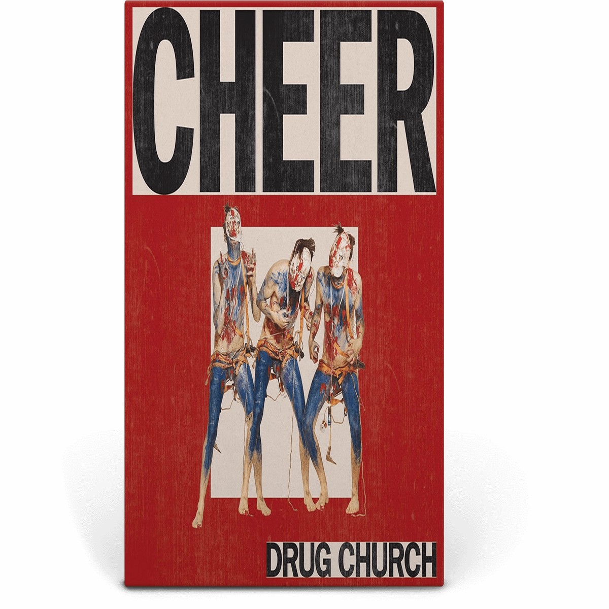 Drug Church : Cheer (Red, Bone & Black Ice Tri-Stripe Vinyl)