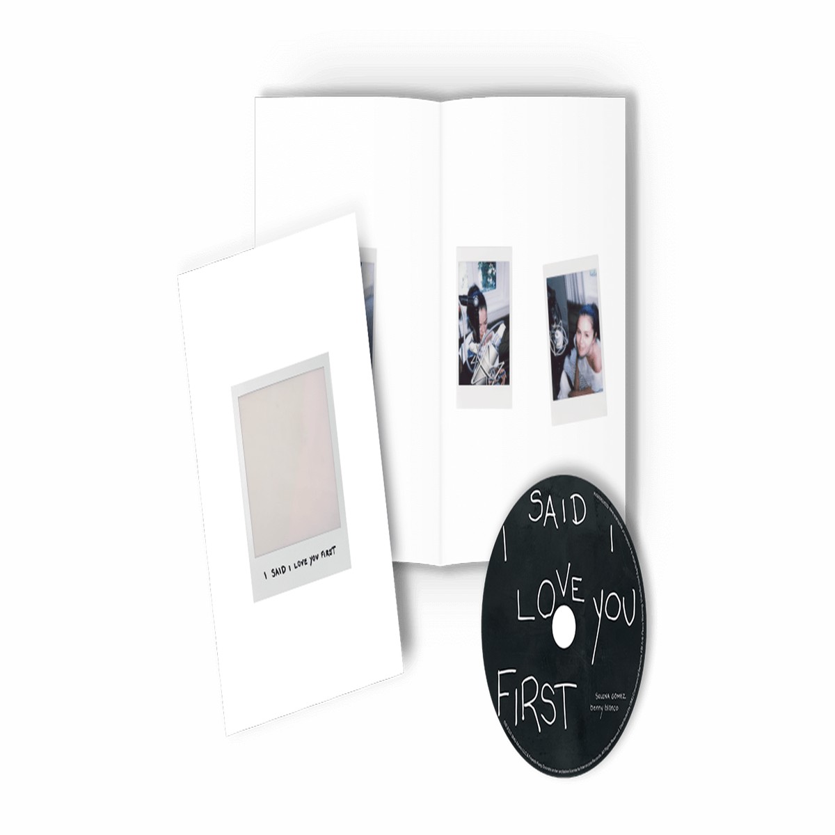 Selena Gomez & benny blanco : I SAID I LOVE YOU FIRST (CD Zine – photo journal book with CD) (Exclusive to The Record Hub.com)