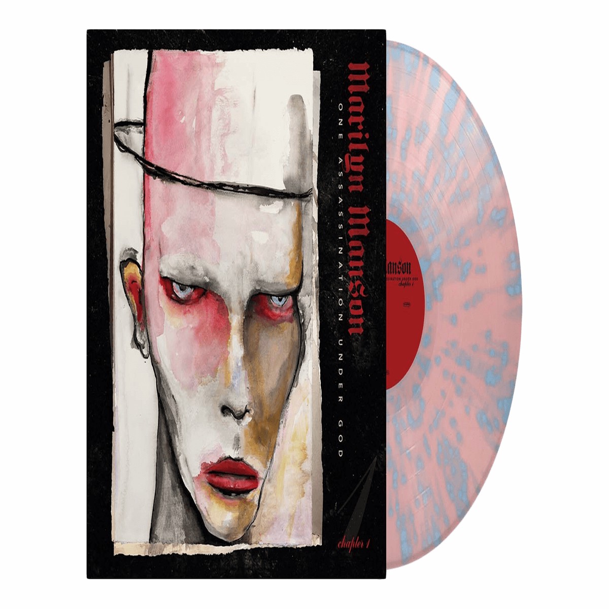 Marilyn Manson : One Assassination Under God – Chapter 1 (Pastel Pink, Pastel Light Blue Splatter Vinyl)