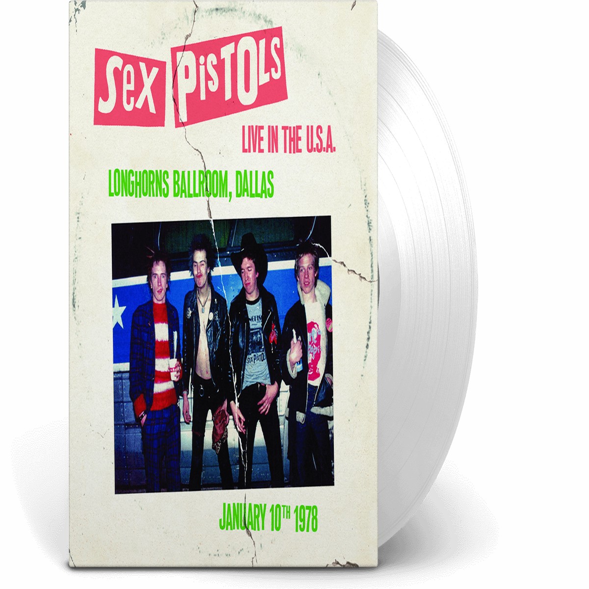 Sex Pistols : Live In The U.S.A 1978 Dallas (White Vinyl)