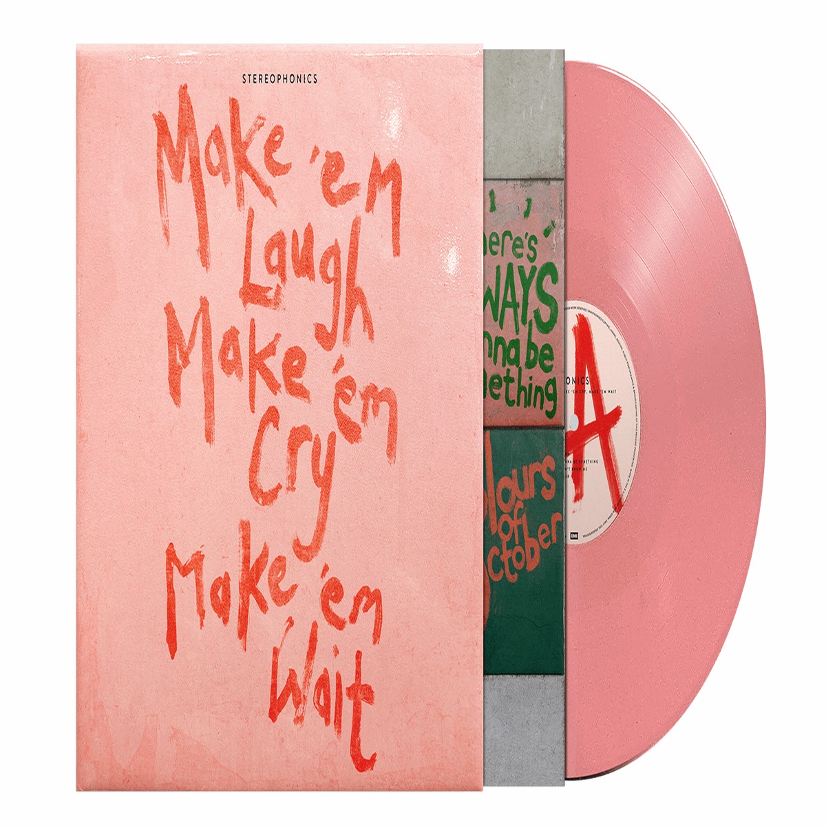 Stereophonics : Make em Laugh, Make em Cry, Make em Wait (Translucent Pink Vinyl) (Exclusive to The Record Hub.com)