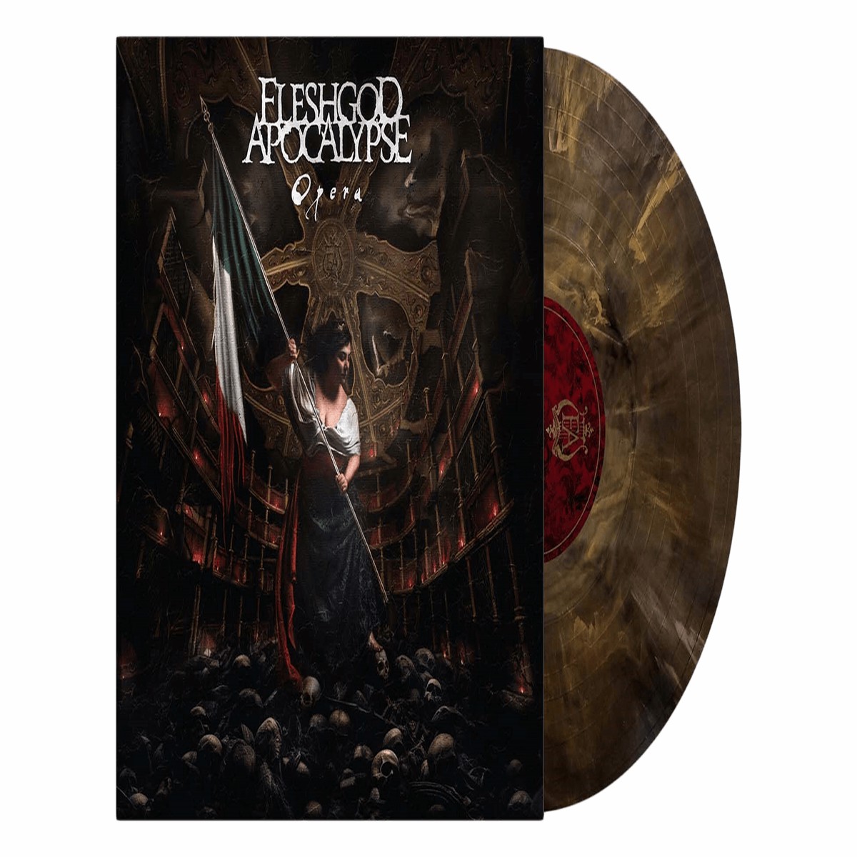 Fleshgod Apocalypse : Opera (Copper/ Black Marbled Vinyl)