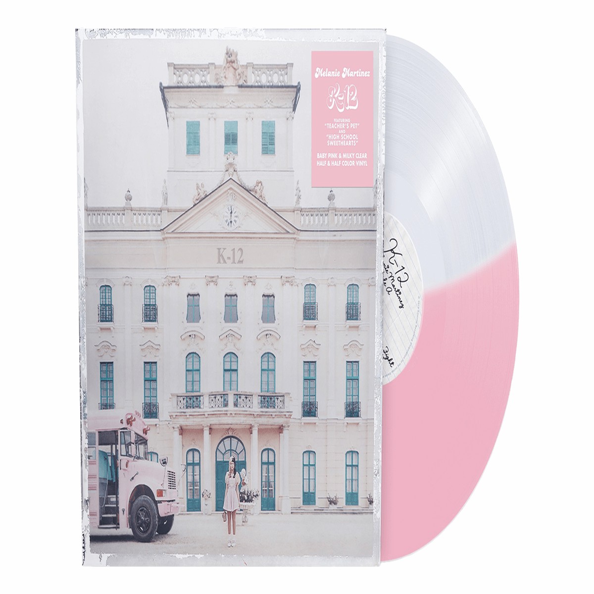Melanie Martinez : K-12 (Half Baby Pink & Half Milky Clear Vinyl)