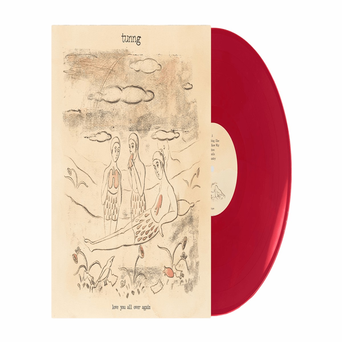 Tunng : Love You All Over Again (Heart Red Vinyl)
