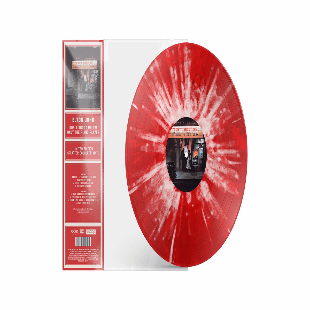 Elton John : Don’t Shoot Me, I’m Only The Piano Player (Splatter Vinyl)