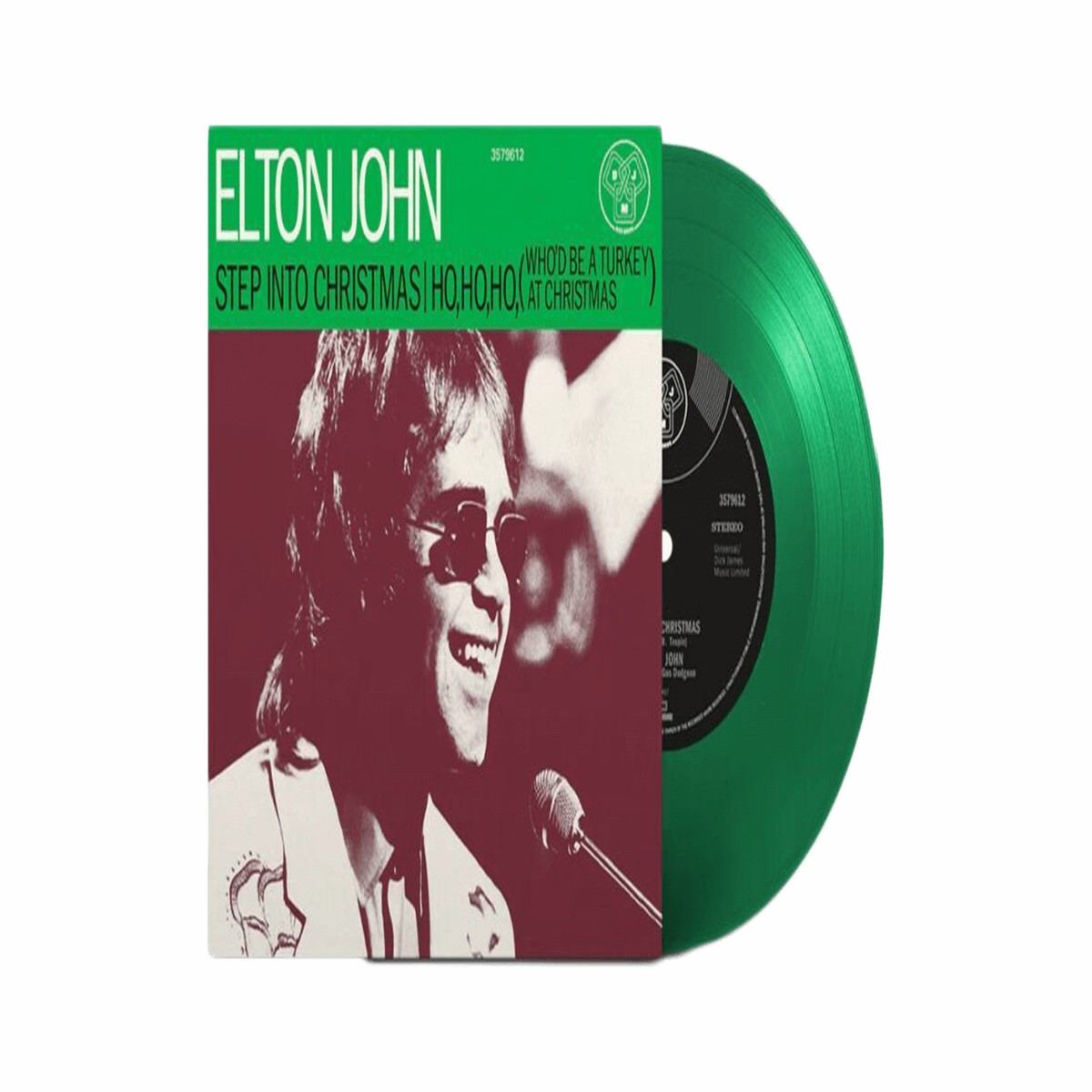 Elton John : Step Into Christmas (Green Vinyl) (Exclusive to The Record Hub.com)