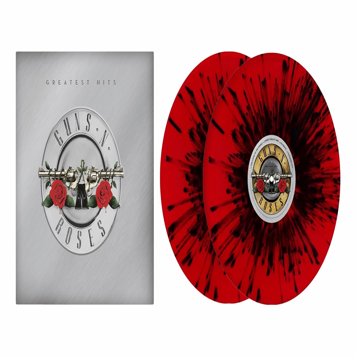 Guns N’ Roses : Greatest Hits (Red/Black Splatter Vinyl)