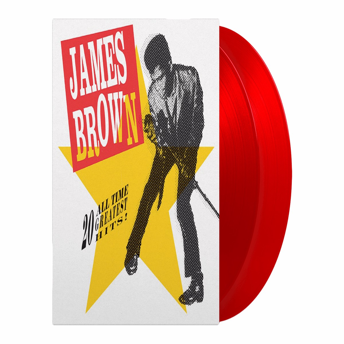 James Brown : 20 All Time Greatest Hits (Red Vinyl)
