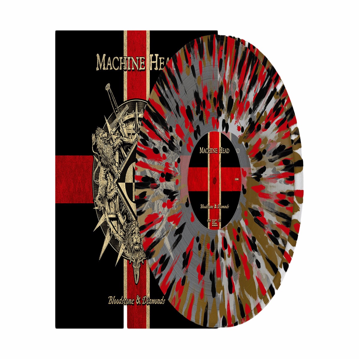 Machine Head : Bloodstone & Diamonds (10th Anniversary) (Clear Black Red Gold Splatter vinyl)