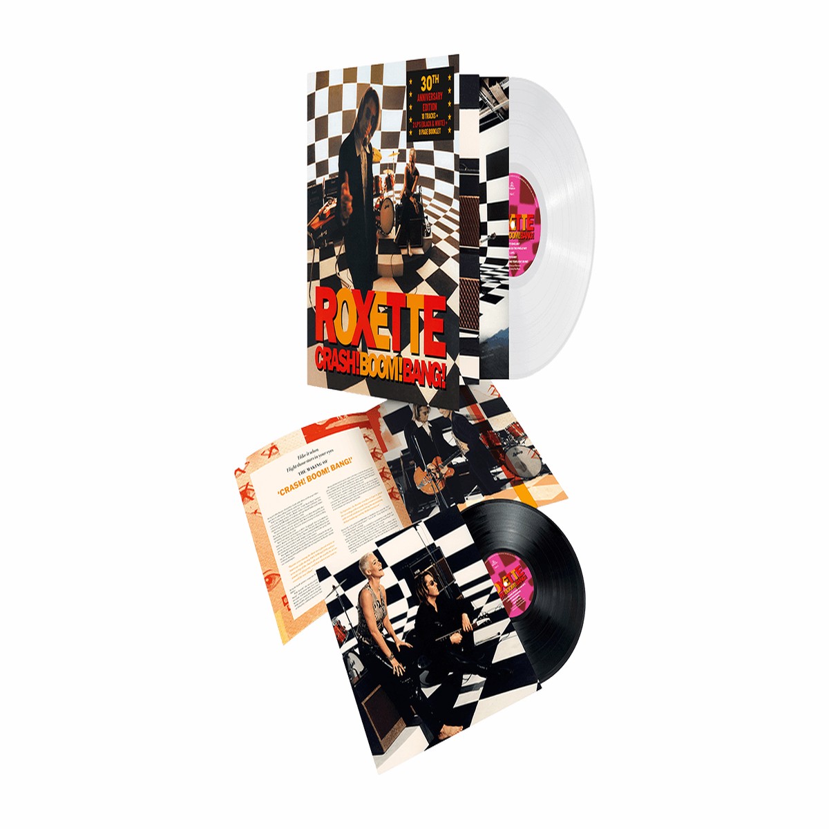 Roxette : Crash! Boom! Bang! 30th Anniversary (Black & White Vinyl)