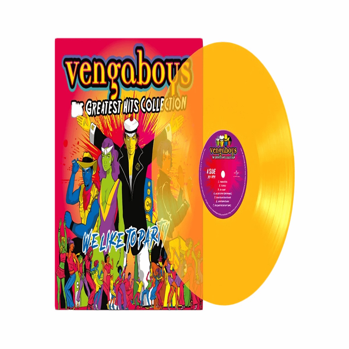 The Vengaboys : The Greatest Hits Collection (Transparent Yellow Vinyl) (Exclusive to The Record Hub.com)