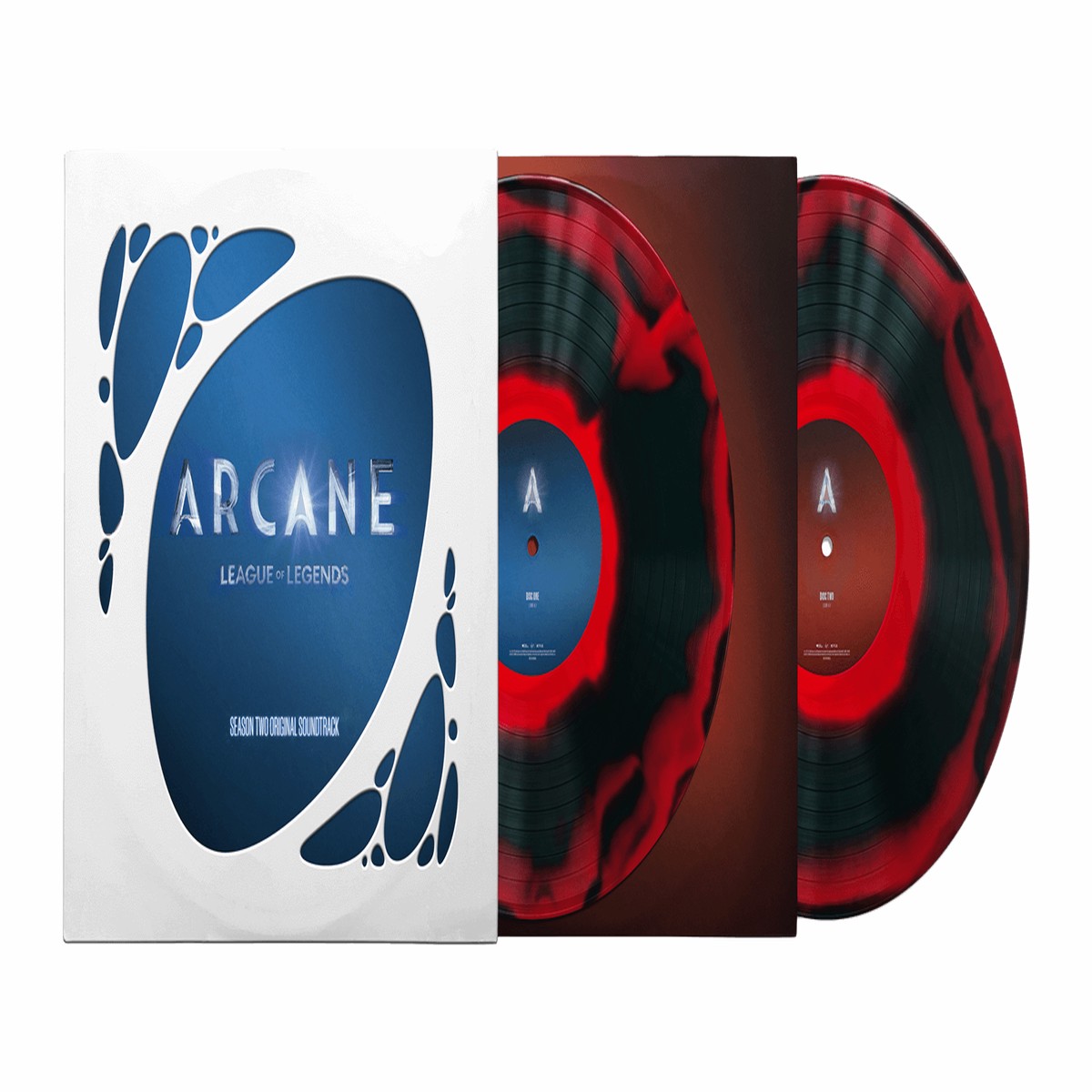 Various Artists : Arcane League of Legends Season 2 (Original Soundtrack) (Dark Minion Vinyl)