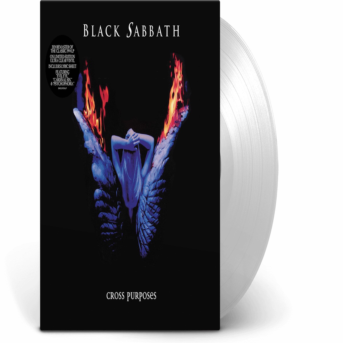 Black Sabbath : Cross Purposes (2024 Remaster) (Clear Vinyl)