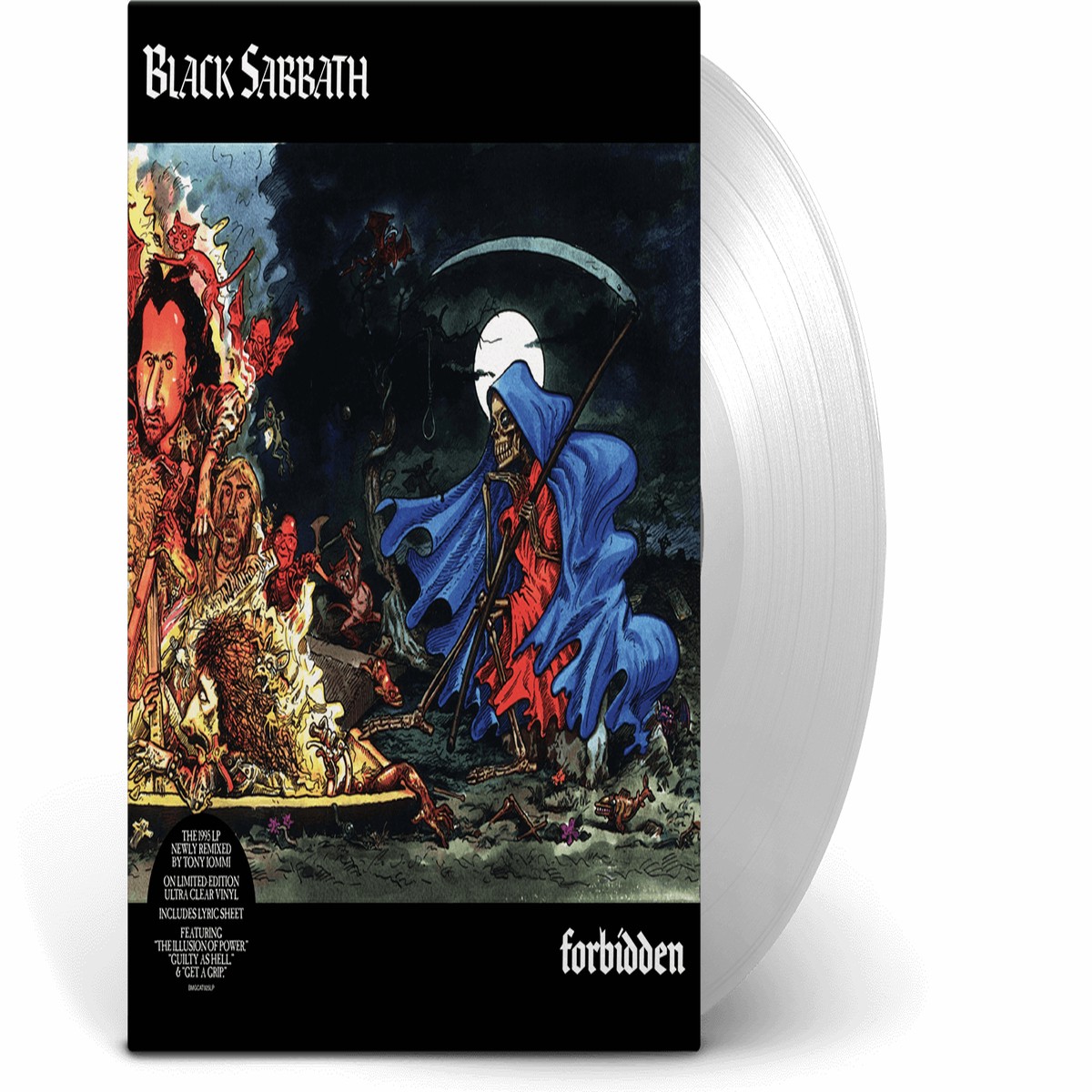 Black Sabbath : Forbidden (2024 Tony Iommi Remix) (Clear Vinyl)