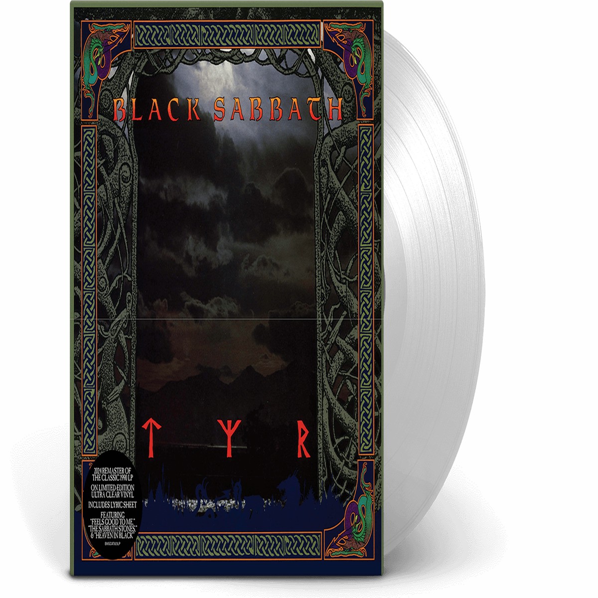 Black Sabbath : Tyr (2024 Remaster) (Clear Vinyl)