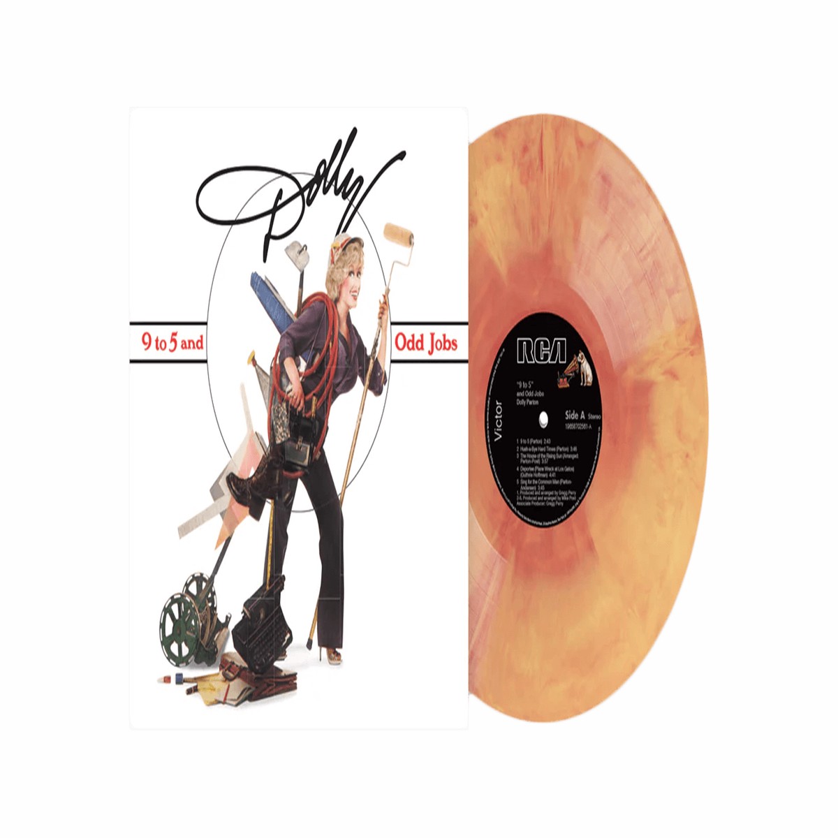 Dolly Parton : 9 to 5 and Odd Jobs (Rising Sun Galaxy Vinyl)