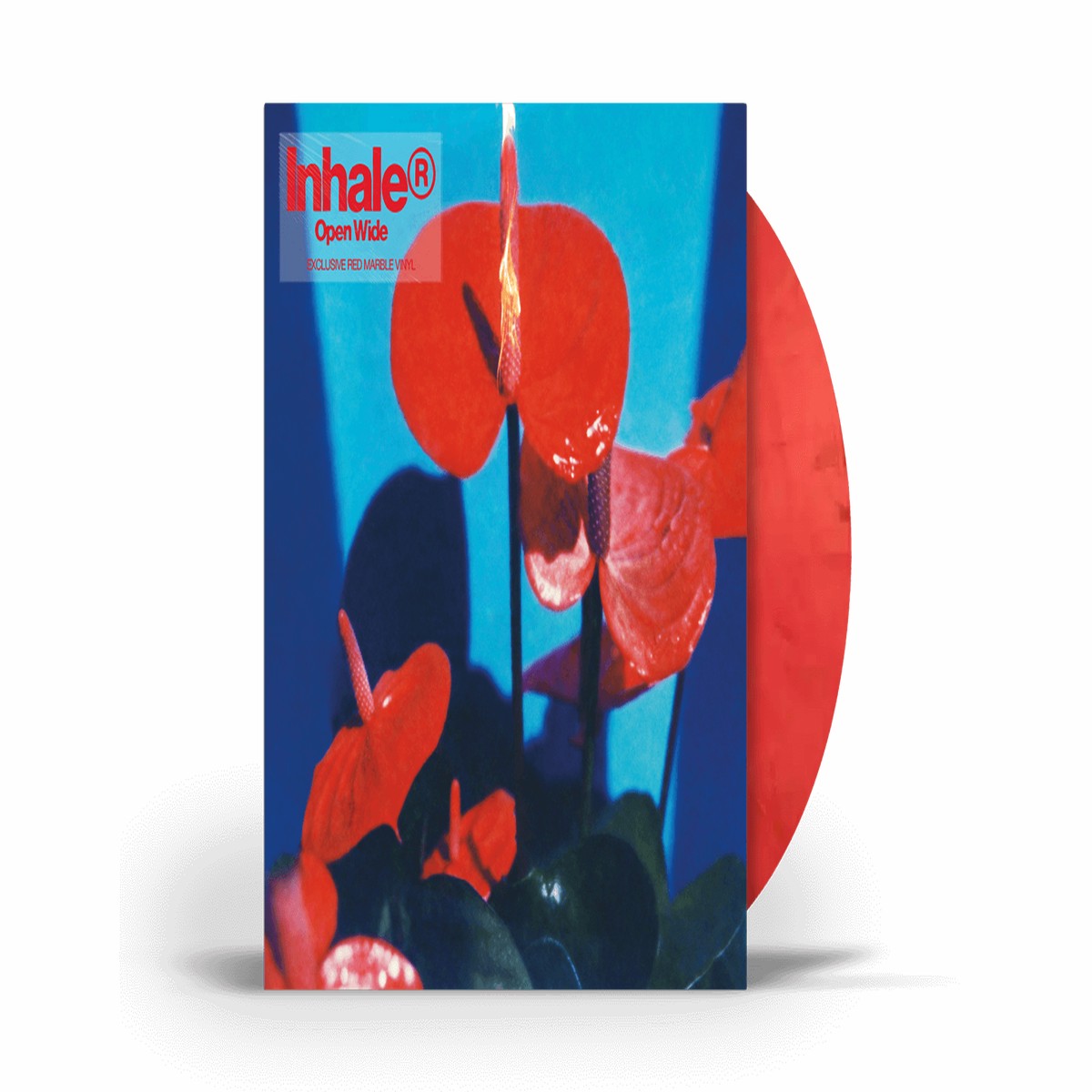 Inhaler : Open Wide (Marble Red Vinyl w Alt Sleeve) (Exclusive to The Record Hub.com)