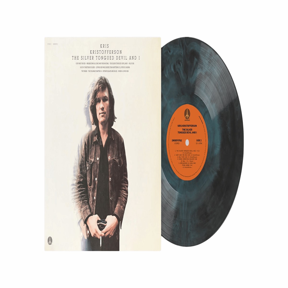 Kris Kristofferson : The Silver Tongued Devil and I (Blue/ Black Marble Vinyl)