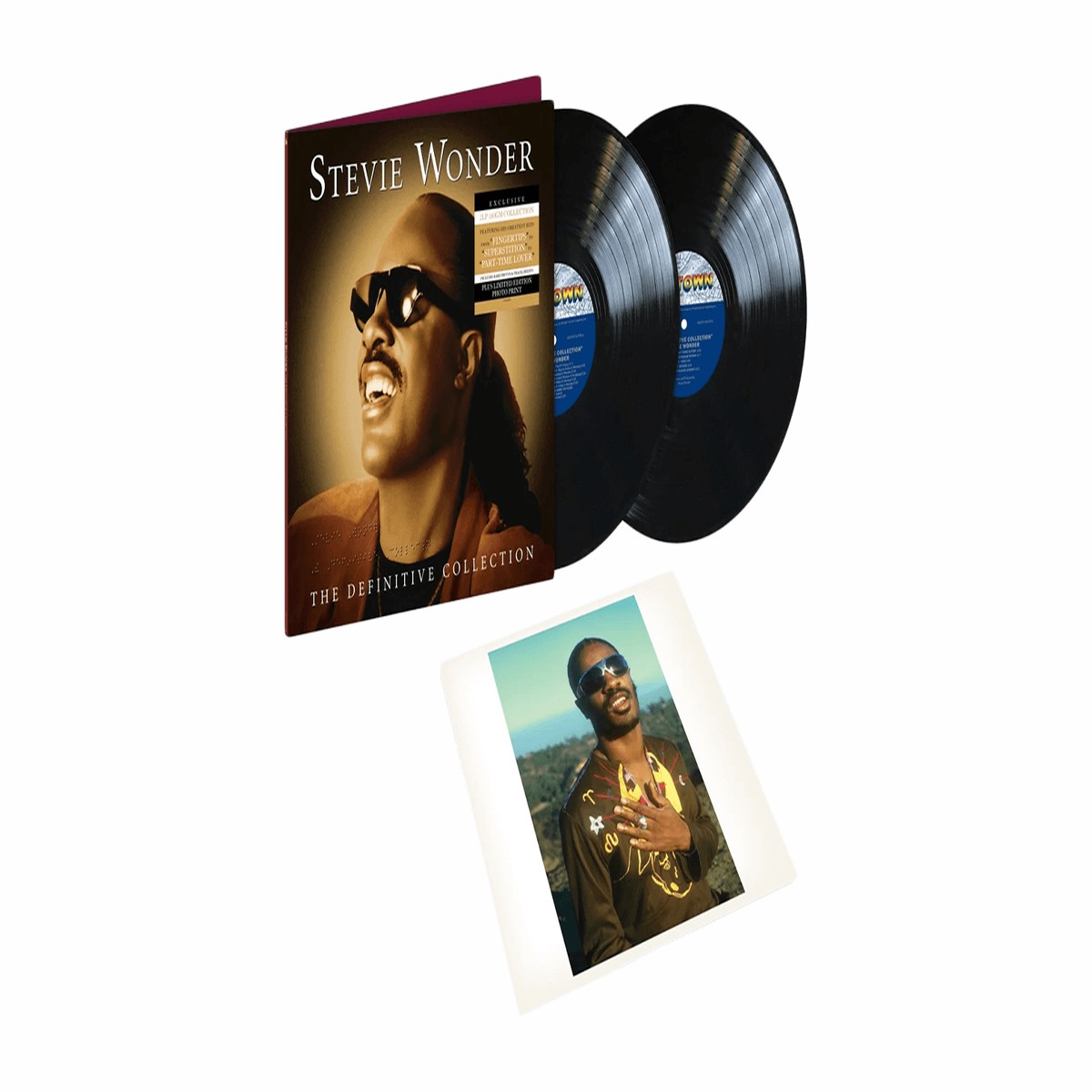 Stevie Wonder : The Definitive Collection (w Limited Litho Photo Print) (Exclusive to The Record Hub.com)