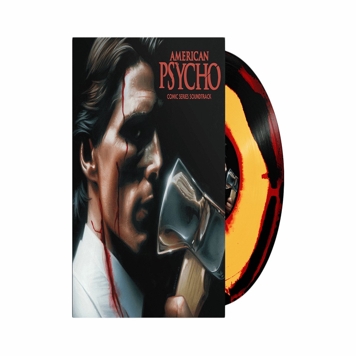 Various Artists : American Psycho – Comic Series Soundtrack (Apple Red, Beer & Black Galaxy Vinyl)