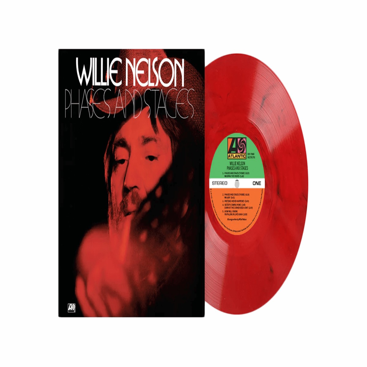 Willie Nelson : Phases and Stages (Bloody Mary Marble Vinyl)