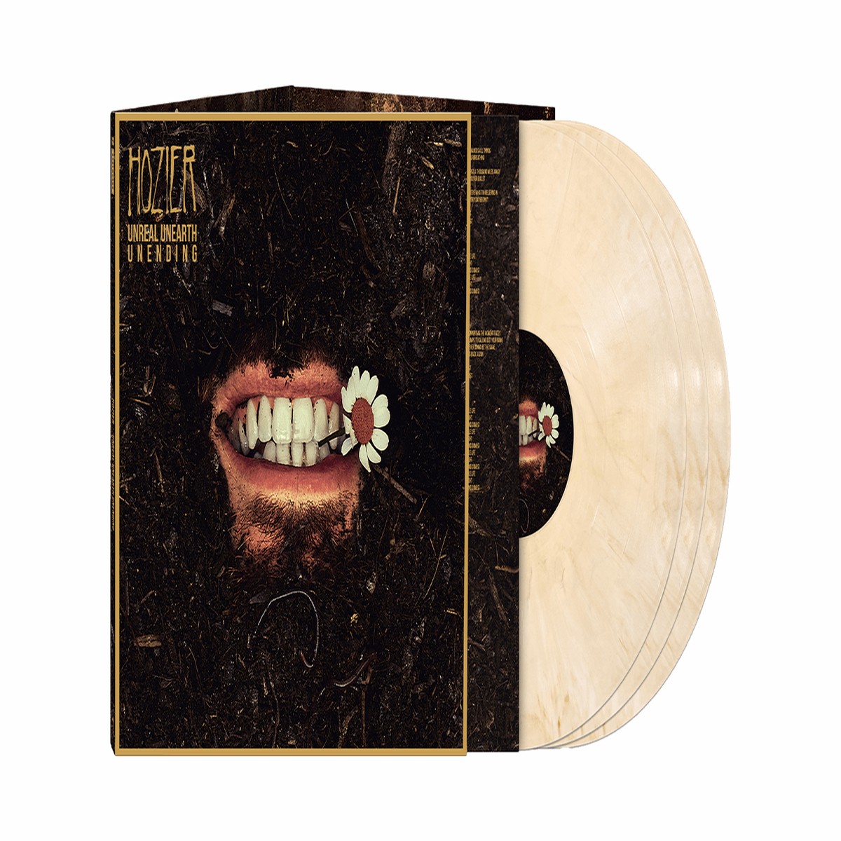 Hozier : Unreal Unearth – Unending (3LP Deluxe Version) (Tooth White Vinyl)
