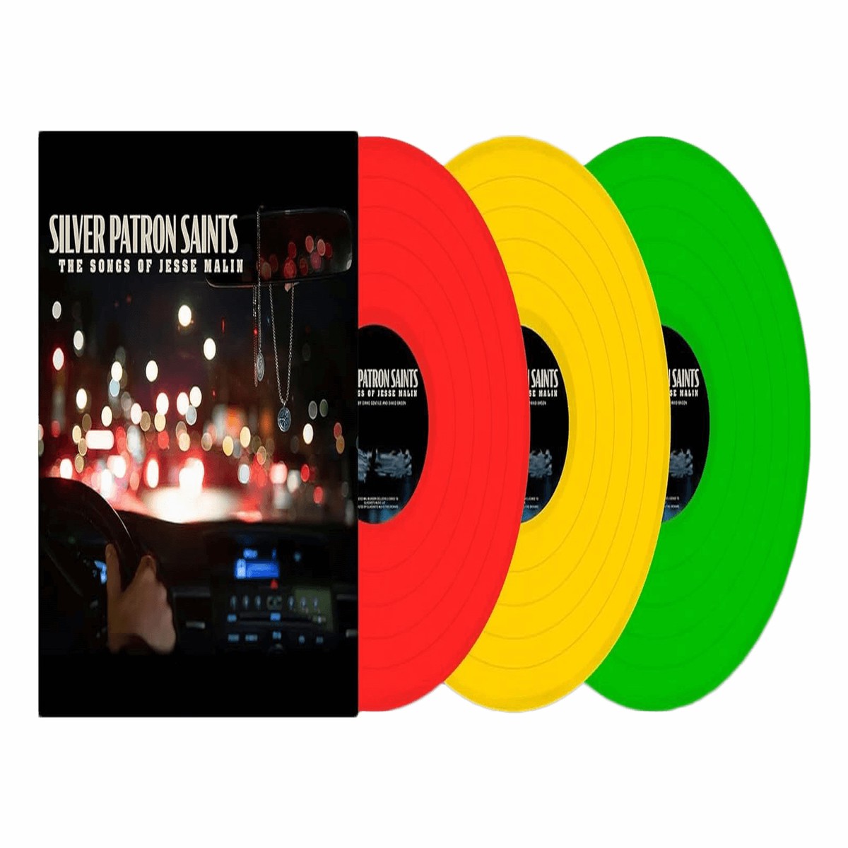 Jesse Malin : Silver Patron Saints (3LP Set) (Red, Yellow, & Green Vinyl)
