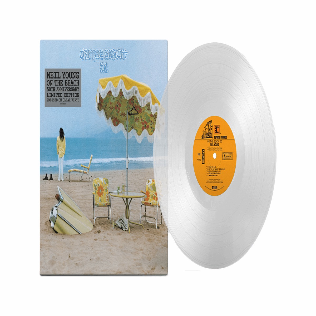 Neil Young : On the Beach (50th Anniversary Edition) [Limited Clear Vinyl]