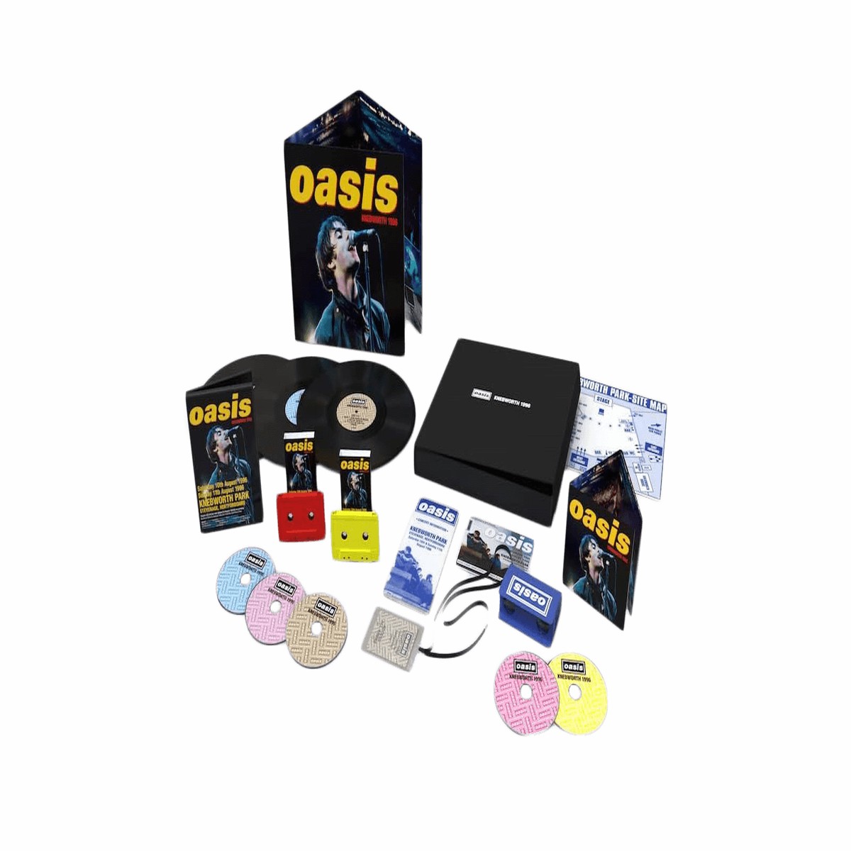 Oasis : Knebworth 1996 (Super Deluxe Box Set) (3LP/3CD/2MC/3DVD)