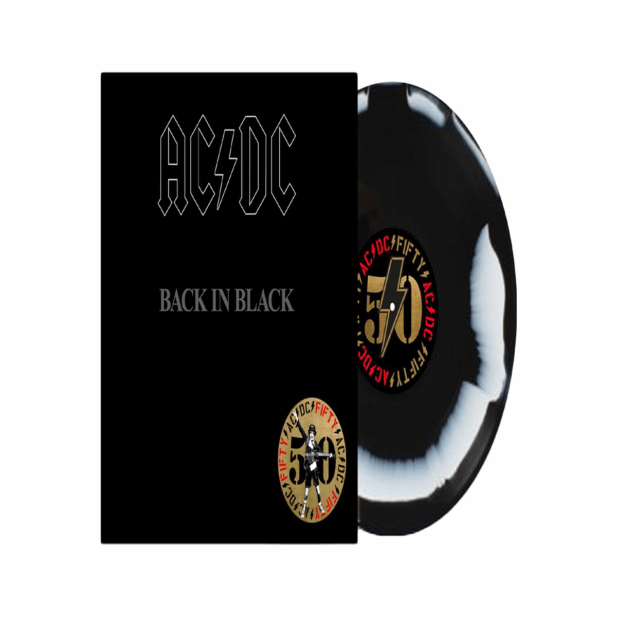 AC/DC : Back In Black (Black & White Vinyl)