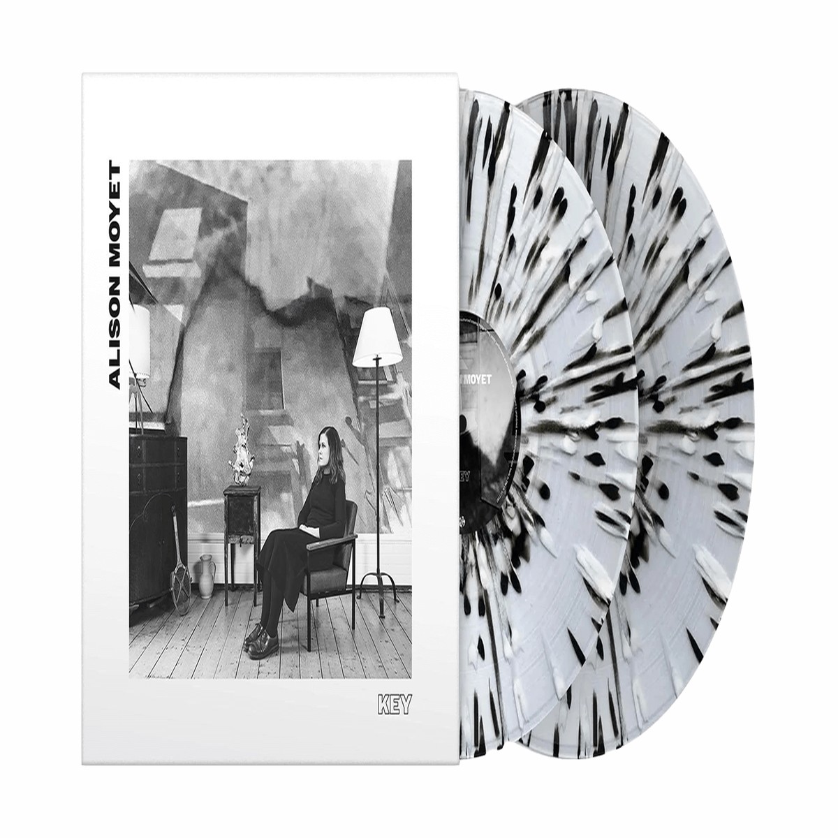 Alison Moyet : Key (Black & White Splatter Vinyl)