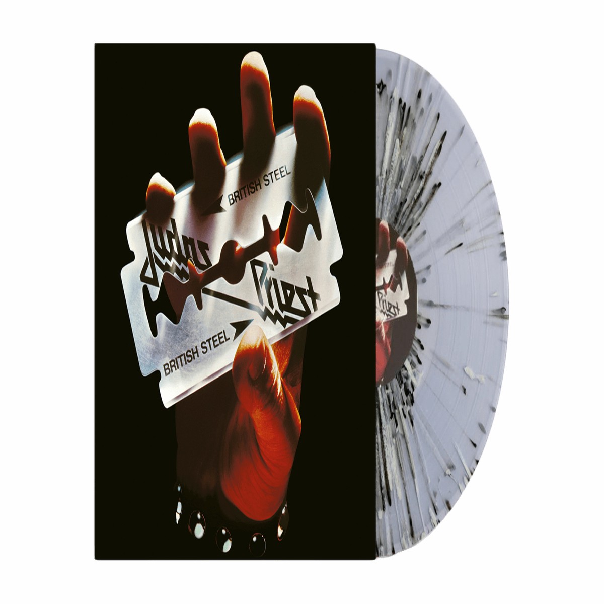 Judas Priest : British Steel (NAD) (Black & White Splatter Vinyl)