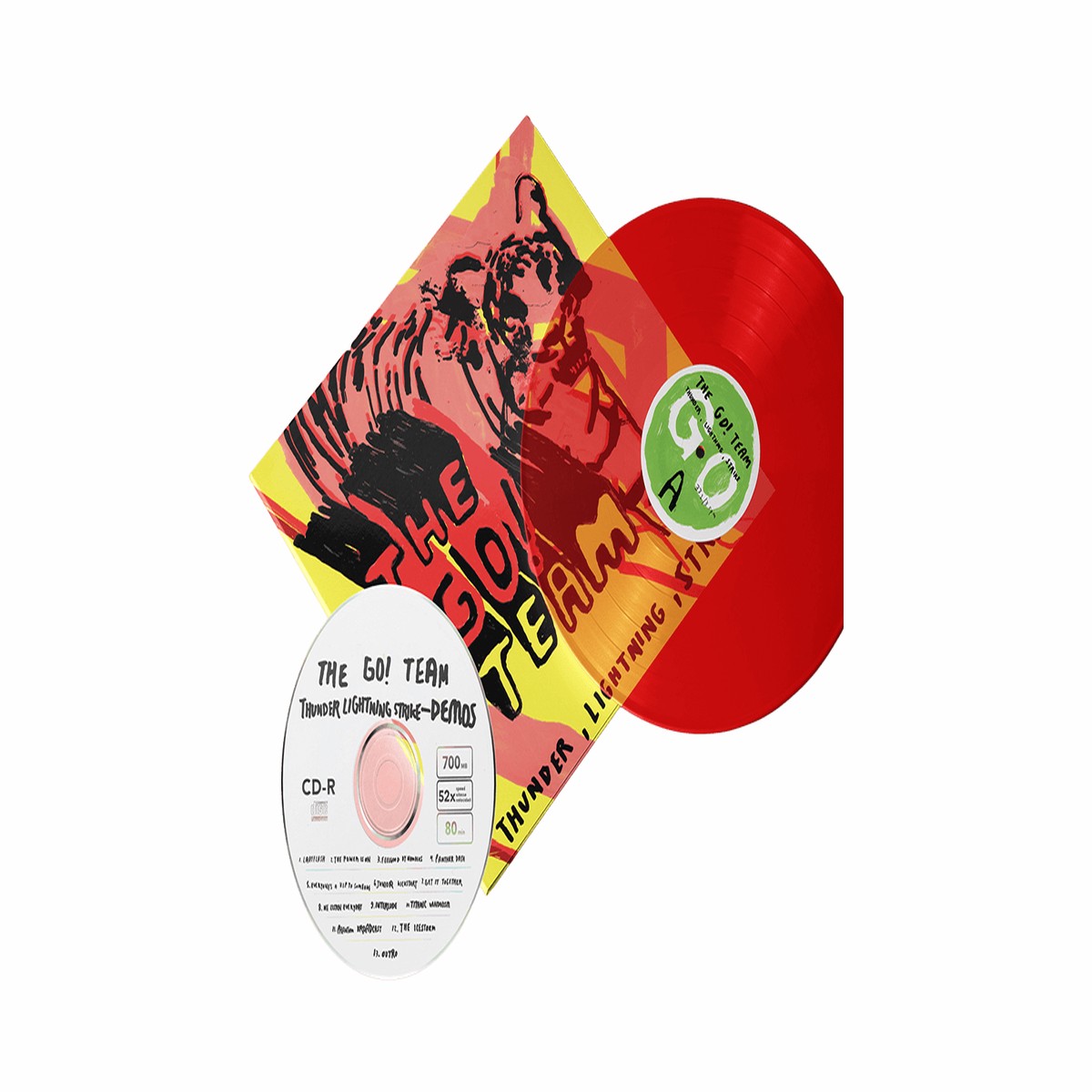 The Go! Team : Thunder, Lightning, Strike (20 Year Anniversary Edition) (Translucent Red Vinyl)