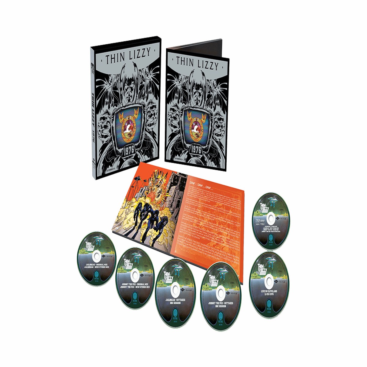 Thin Lizzy : 1976 (Limited 5CD / BluRay)