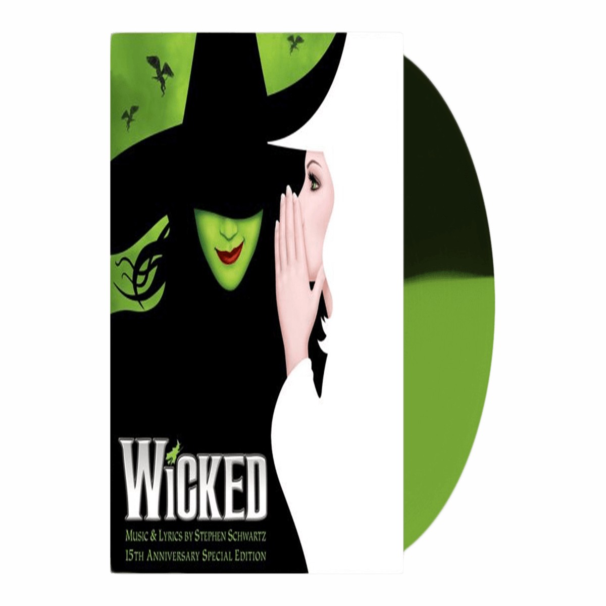 Various Artists : WICKED Original Broadway Cast Recording (Green & Black Vinyl)