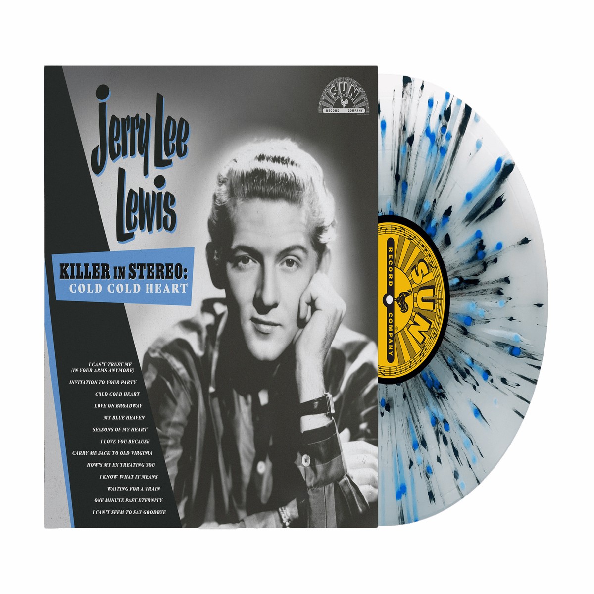 Jerry Lee Lewis : Killer In Stereo – Cold, Cold Heart (Milky Clear Splatter Vinyl)