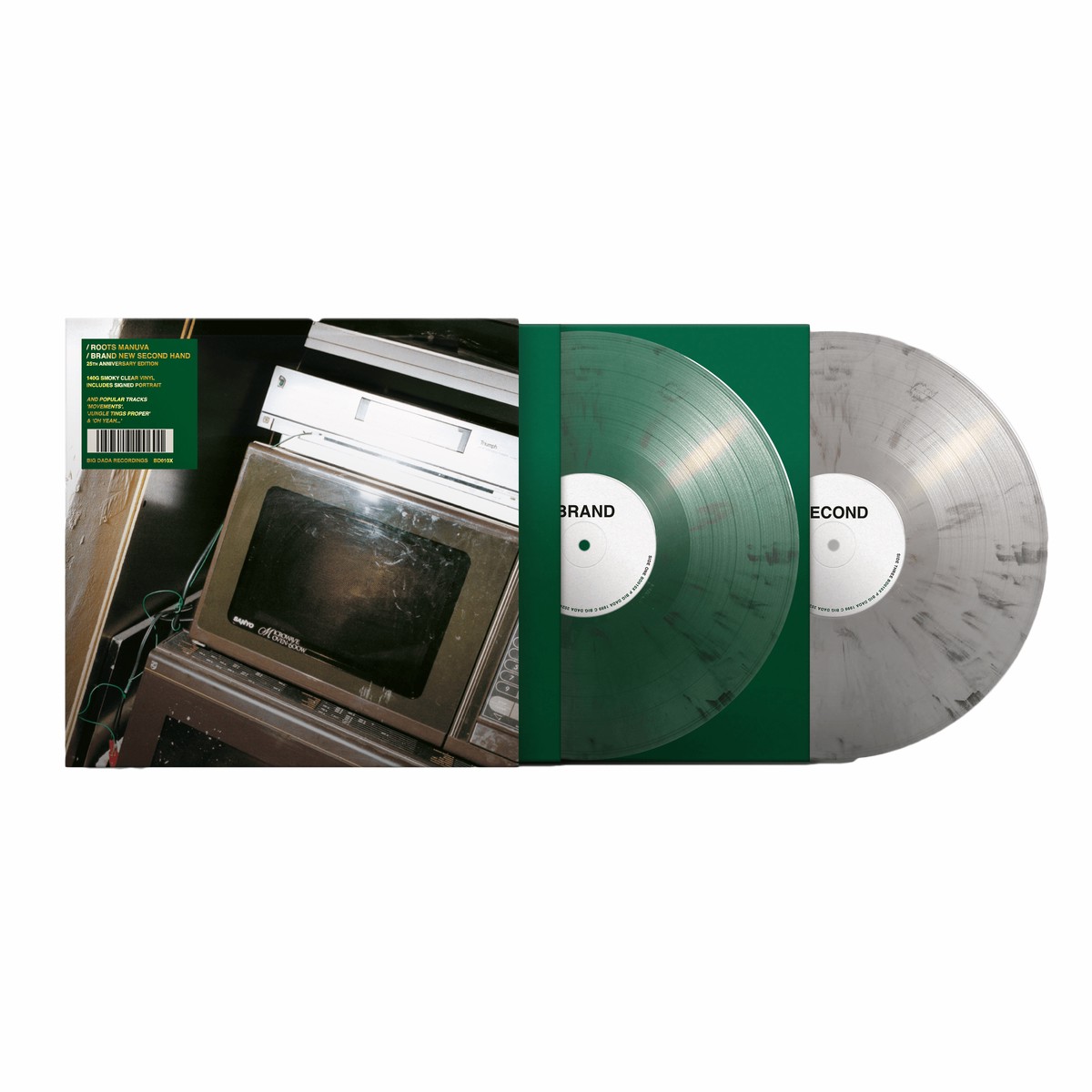 Roots Manuva : Brand New Second Hand (25th Anniversary Edition) (Smoky Vinyl)
