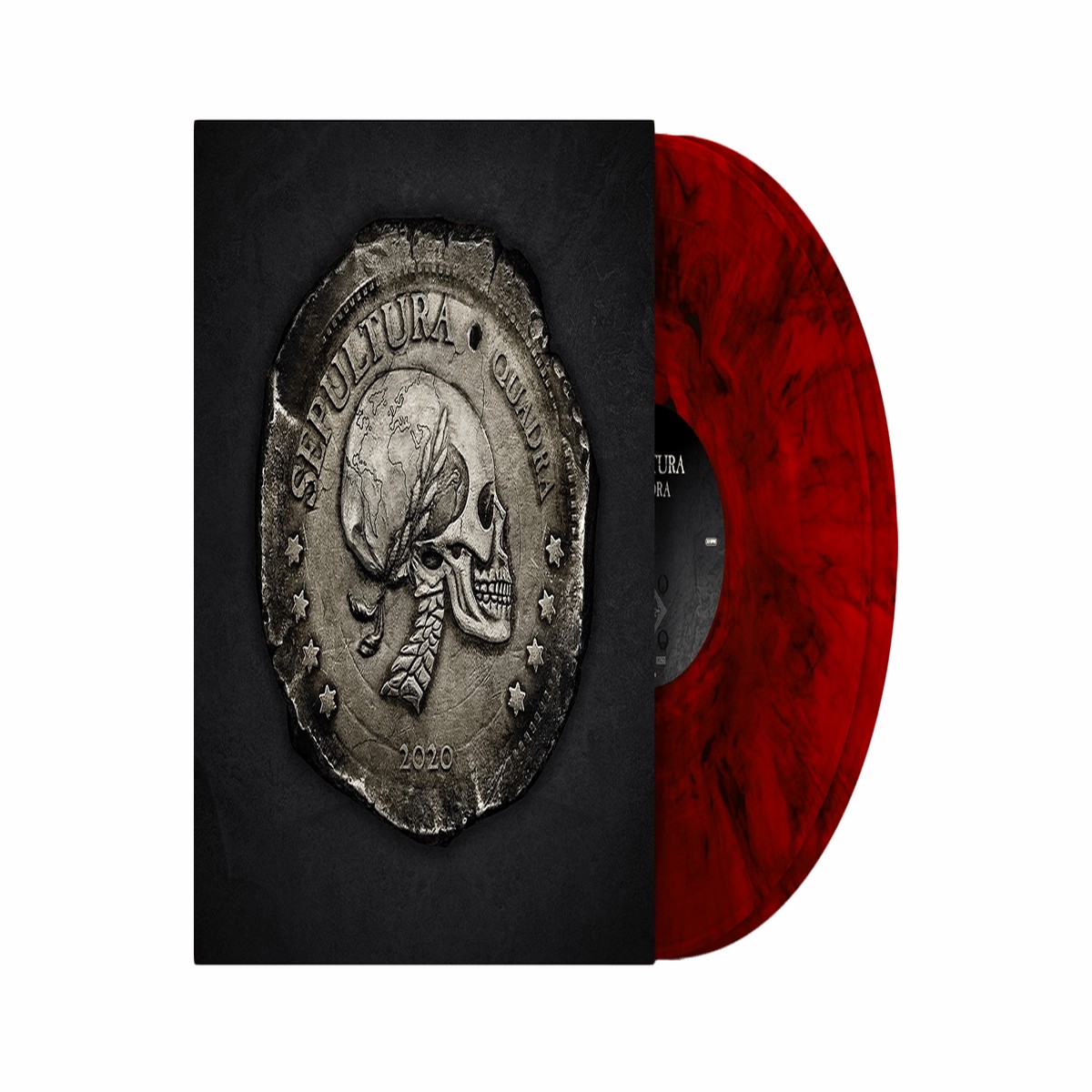 Sepultura : Quadra – reprint (Ruby Red Marble Vinyl)