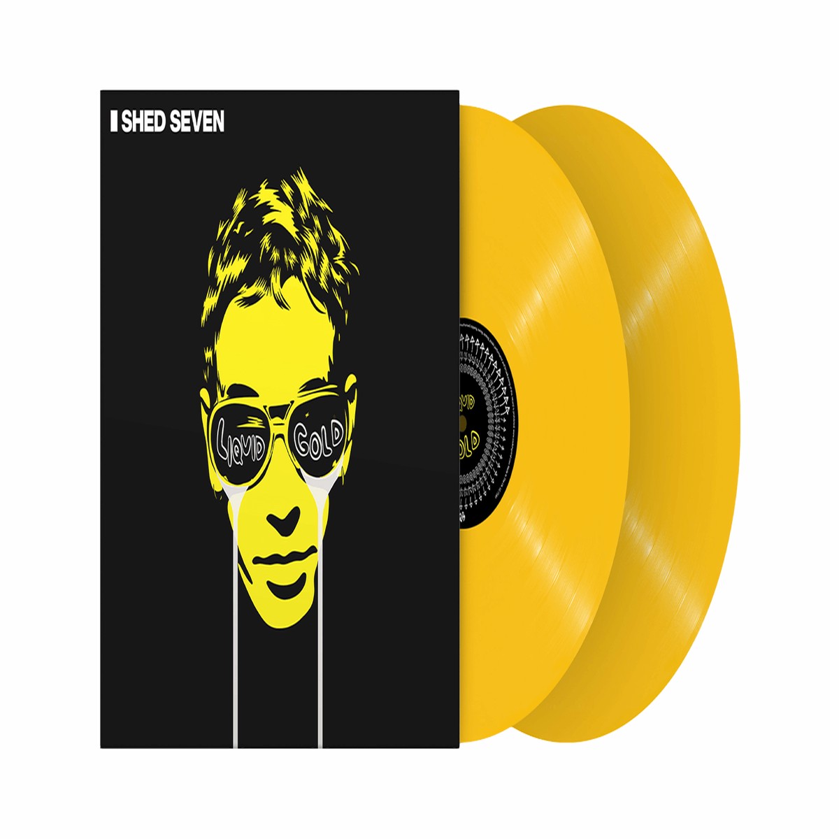Shed Seven : Liquid Gold (Yellow Vinyl / Etched D-Side)