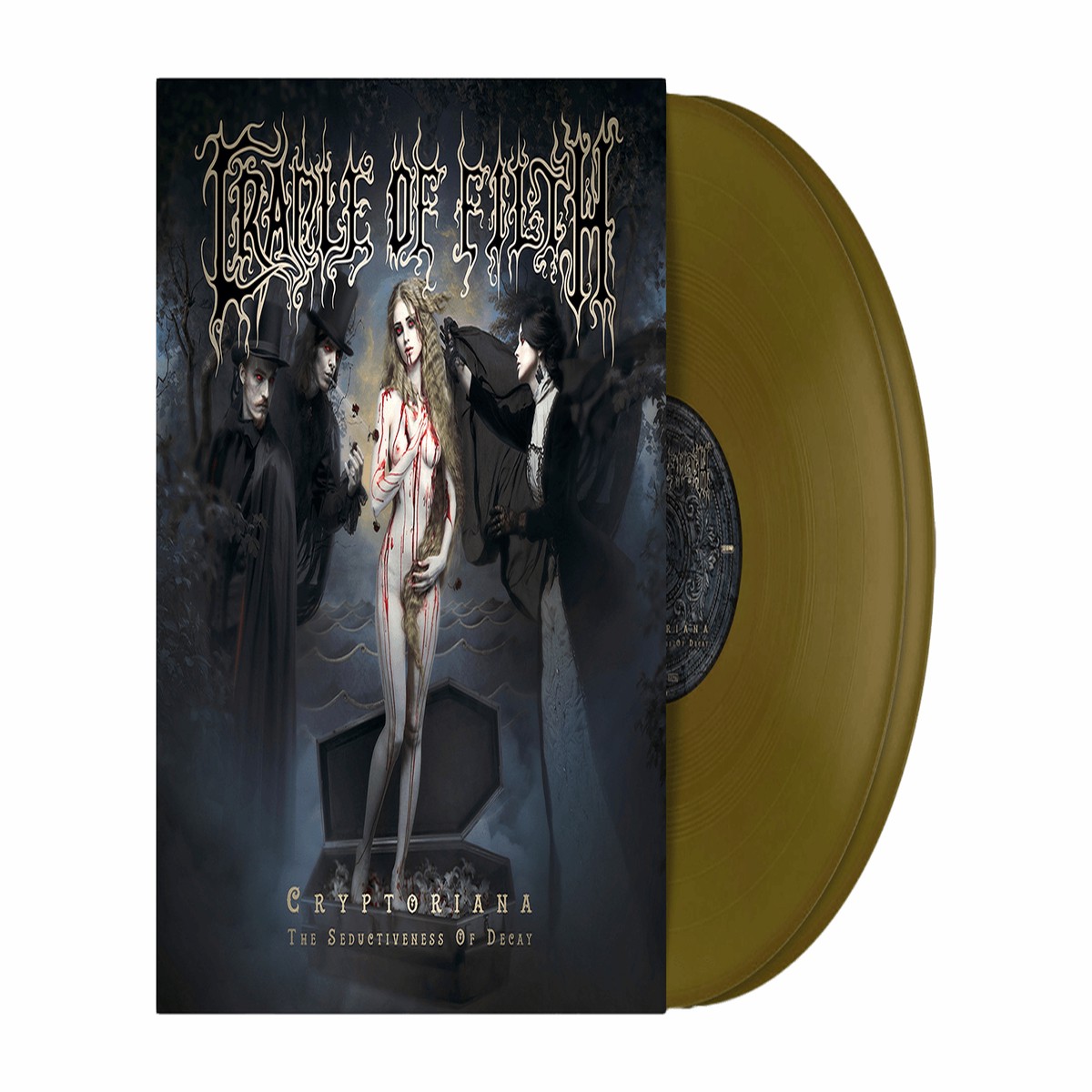 Cradle Of Filth : Cryptoriana – The Seductivenes (Limited Gold Vinyl LP)