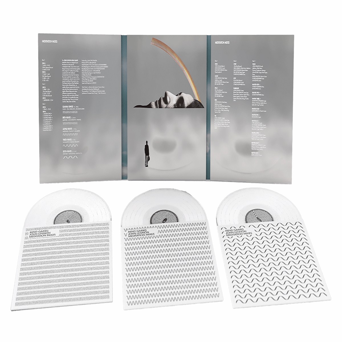 John Lennon : Meditation Mixes of Mind Games (3LP Set Clear Vinyl)
