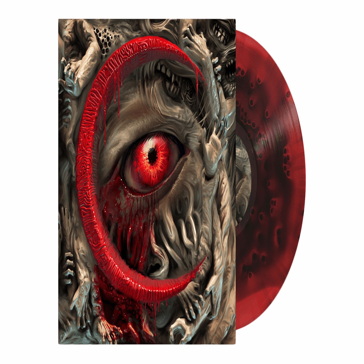 Oceano : Living Chaos (Transparent Red & Black Ice Cloudy Vinyl)