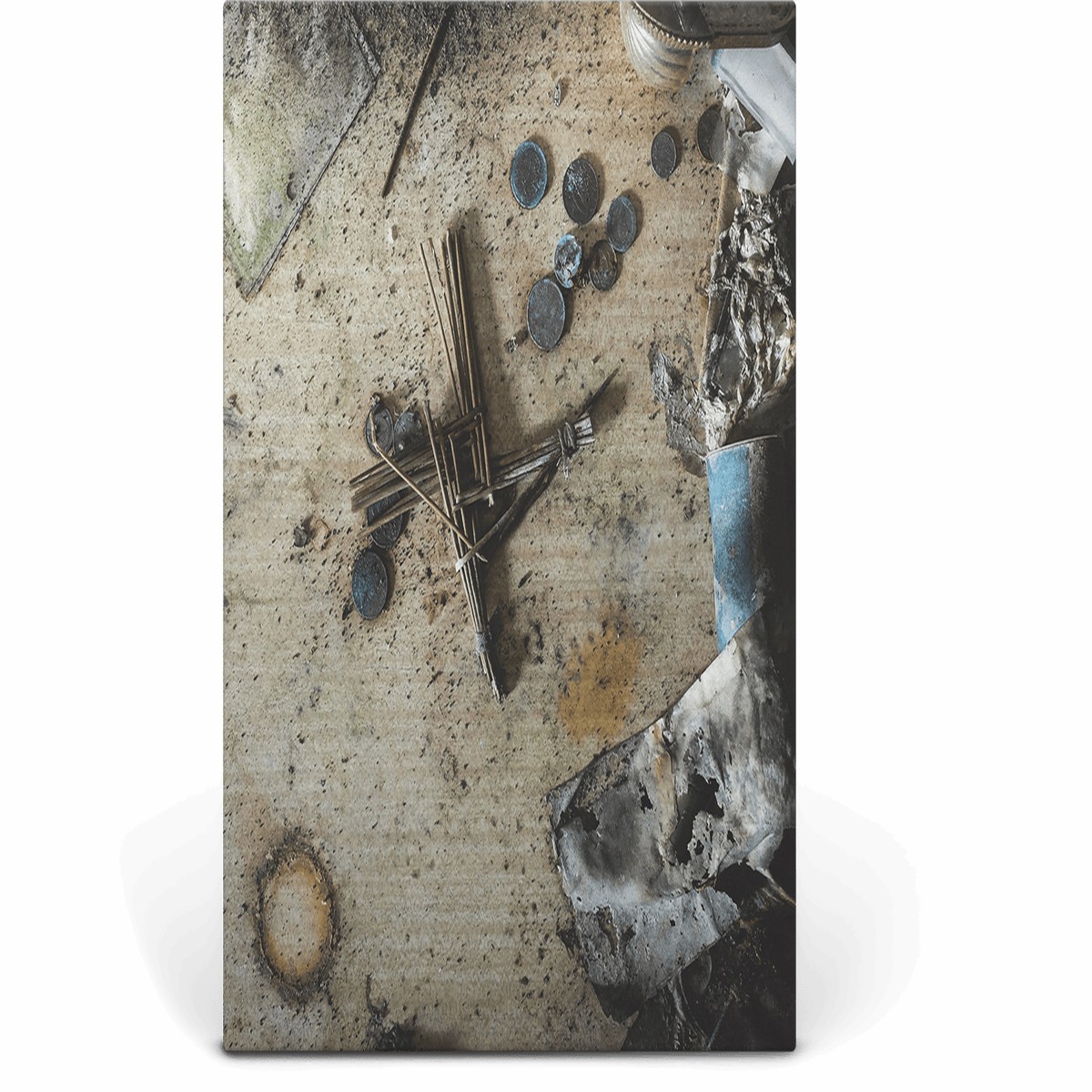 A Lazarous Soul : No Flowers Grow In Cement Gardens (Blue & White Splatter Vinyl)