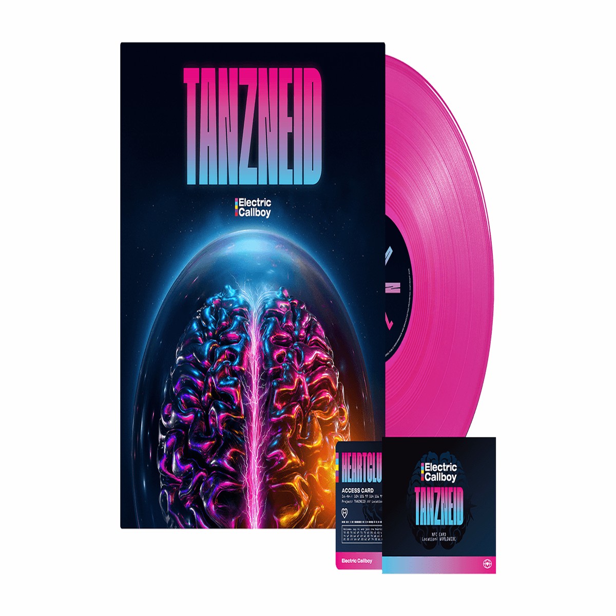 Electric Callboy : TANZNEID (Transparent Neon Pink Vinyl)