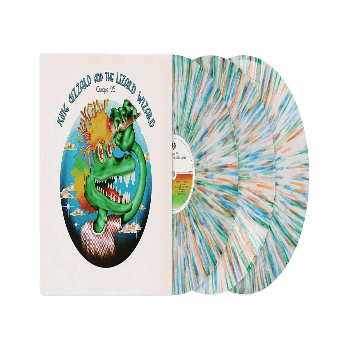 King Gizzard and the Lizard Wizard : Europe ’25 Vol. II Rainbow (Sprinkles Splatter Vinyl)