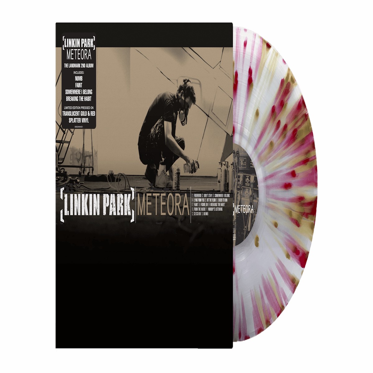Linkin Park : Meteora (Translucent Gold & Red Splatter Vinyl)
