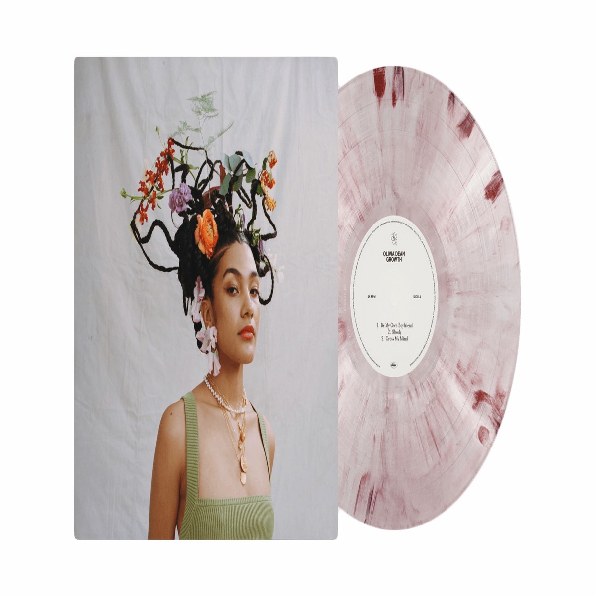 Olivia Dean : Growth (10″ EP – Pink Marble Vinyl)