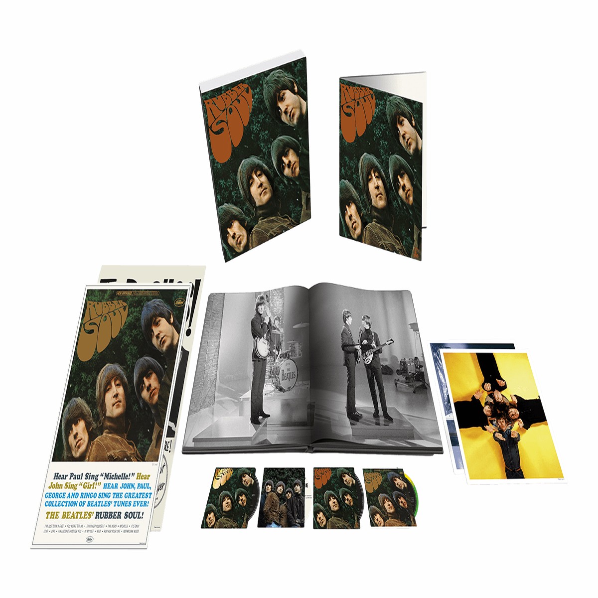 [Pre-Order [02/10] The Beatles : Rubber Soul (Special Edition Super Deluxe – 4CD Box Set + Posters + Art Cards) (Exclusive to The Record Hub.com)