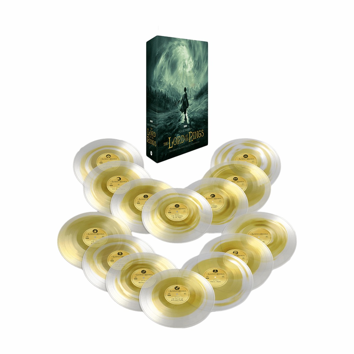 [Pre-Order [04/12] Complete BBC Radio Full-Cast : Lord Of The Rings (14LP Clear & Forged Gold Vinyl Boxset)